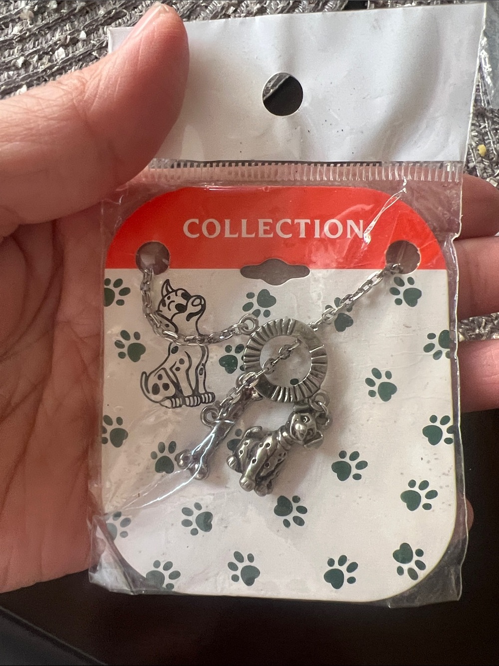 Collection B Silver-Tone Cat Charm Pendant Necklace